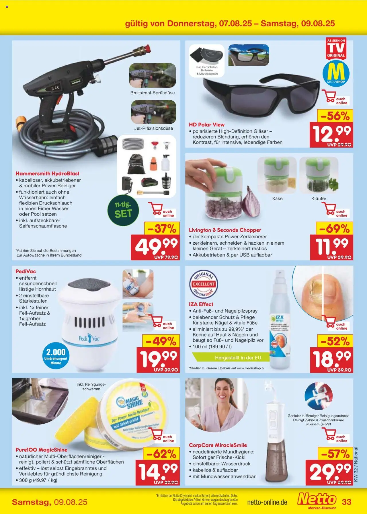 Netto Marken-Discount Prospekt 	 - gültig ab dem 04.08.2025 | Seite: 53 | Produkte: USB, Käse, Mundwasser, Wasser