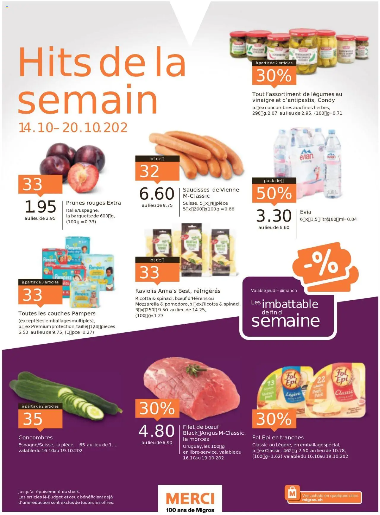 Migros Magazin FR – gültig ab 13.10.2025 | Seite: 56 | Produkte: Pampers