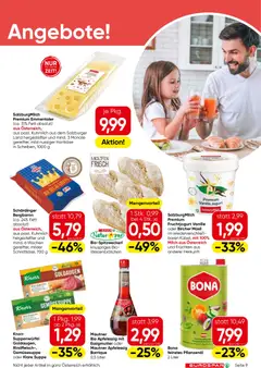 Eurospar Flugblatt ab 15.01.2026 gültig | Seite: 9 | Produkte: Milch, Rindfleisch