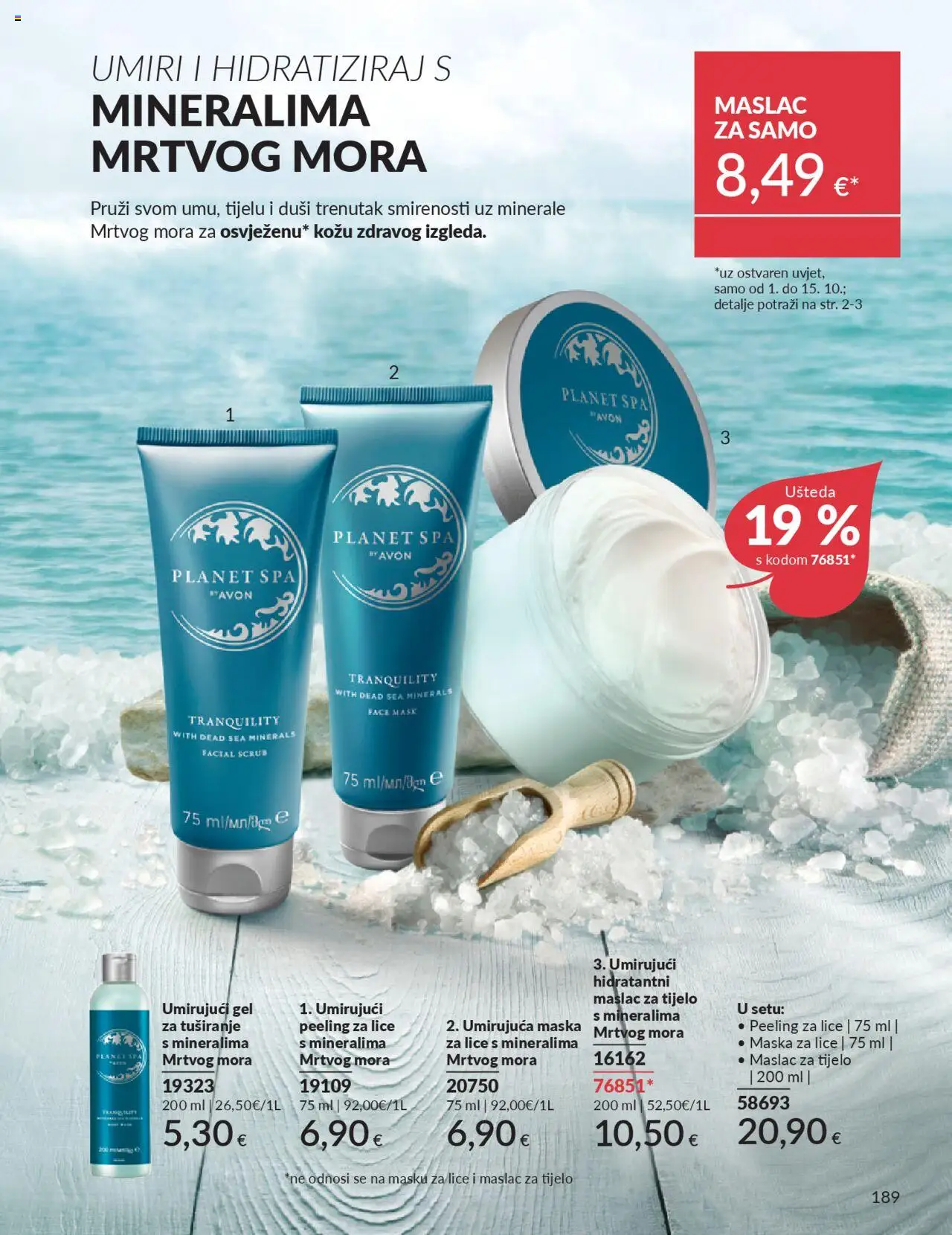 Avon katalog | vrijedi od 30.09.2025 | Stranica: 189 | Proizvodi: Maska za lice, Maska, Maslac