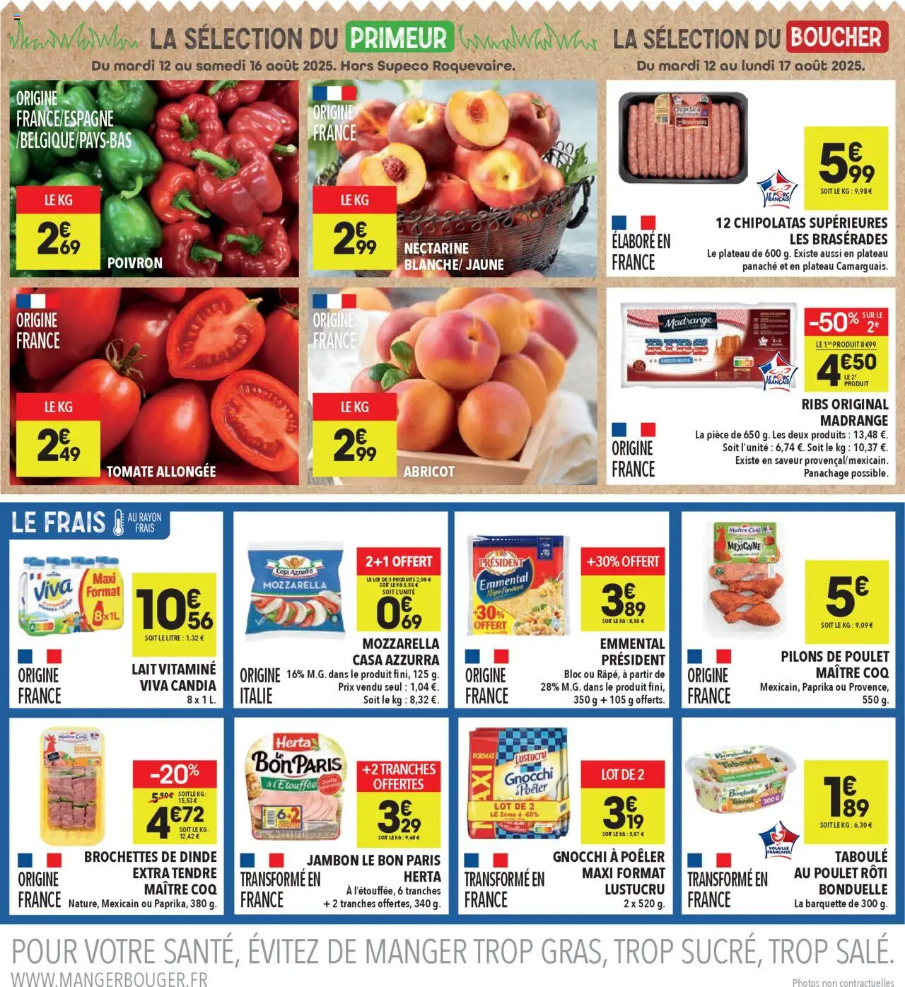  | Page: 2 | Produits: Abricot, Nectarine, Poivron, Volaille