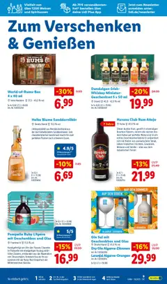 Lidl Wein & Spirituosen im Onlineshop ab 01.10.2025 gültig | Seite: 9 | Produkte: Havana club, Likör, Rum, Gin