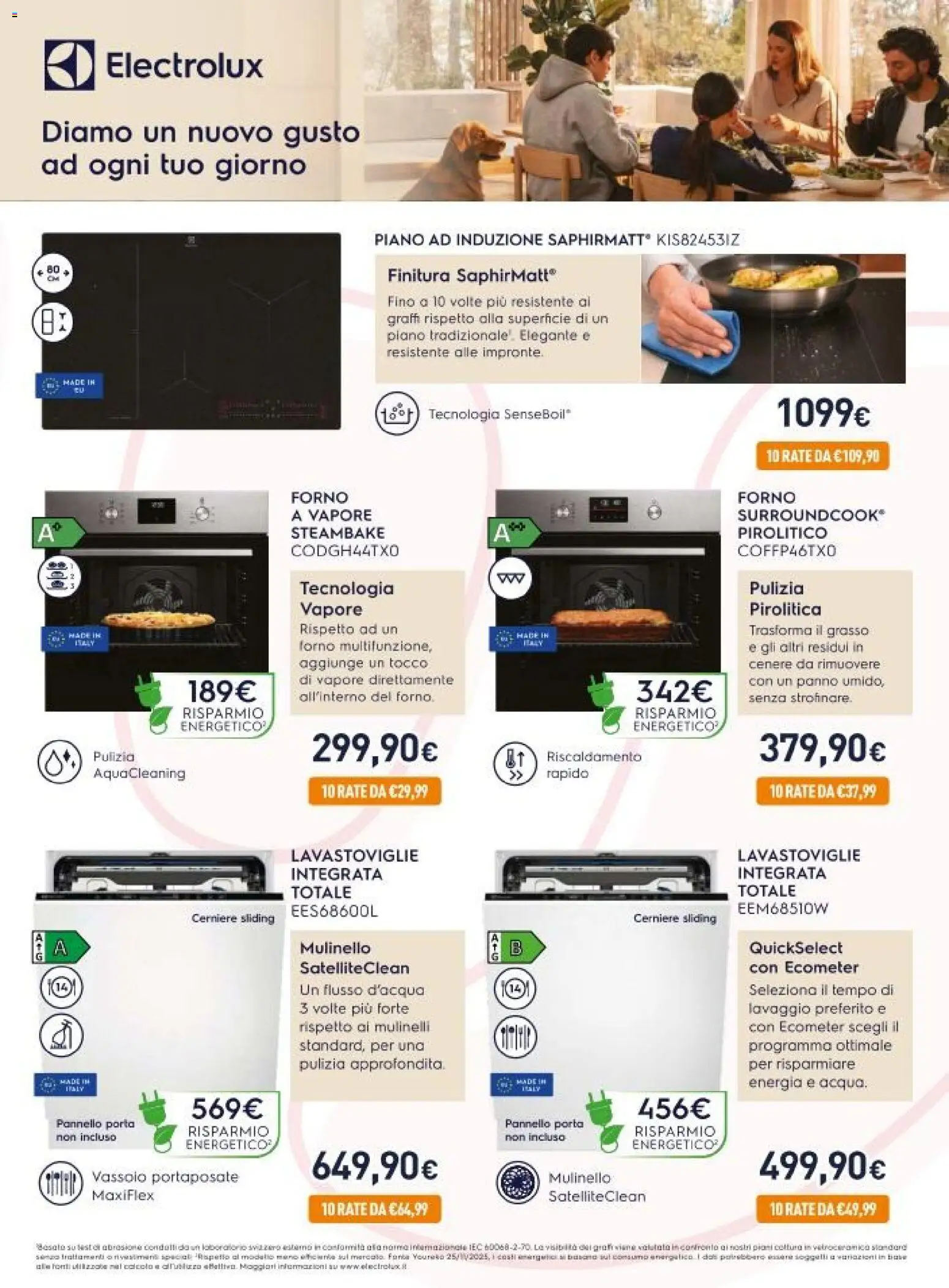 Volantino Unieuro del 16.01.2026 | Pagina: 3 | Prodotti: Lavastoviglie, Forno, Vassoio, Portaposate