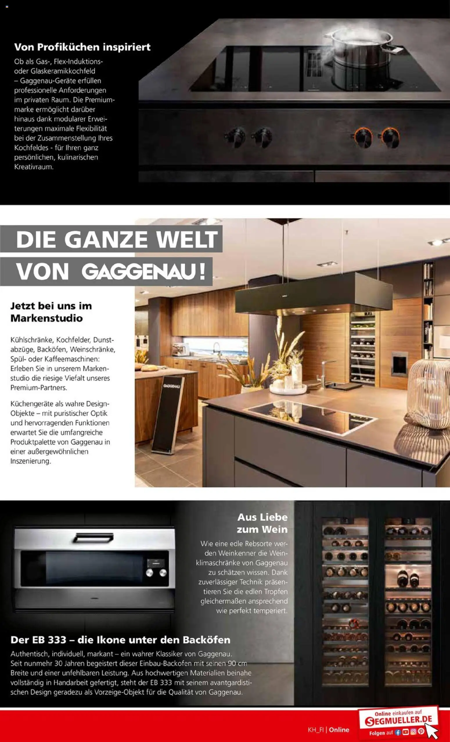 Segmüller Küchen Spezial – gültig ab 16.02.2021 | Seite: 19 | Produkte: Backofen, Wein