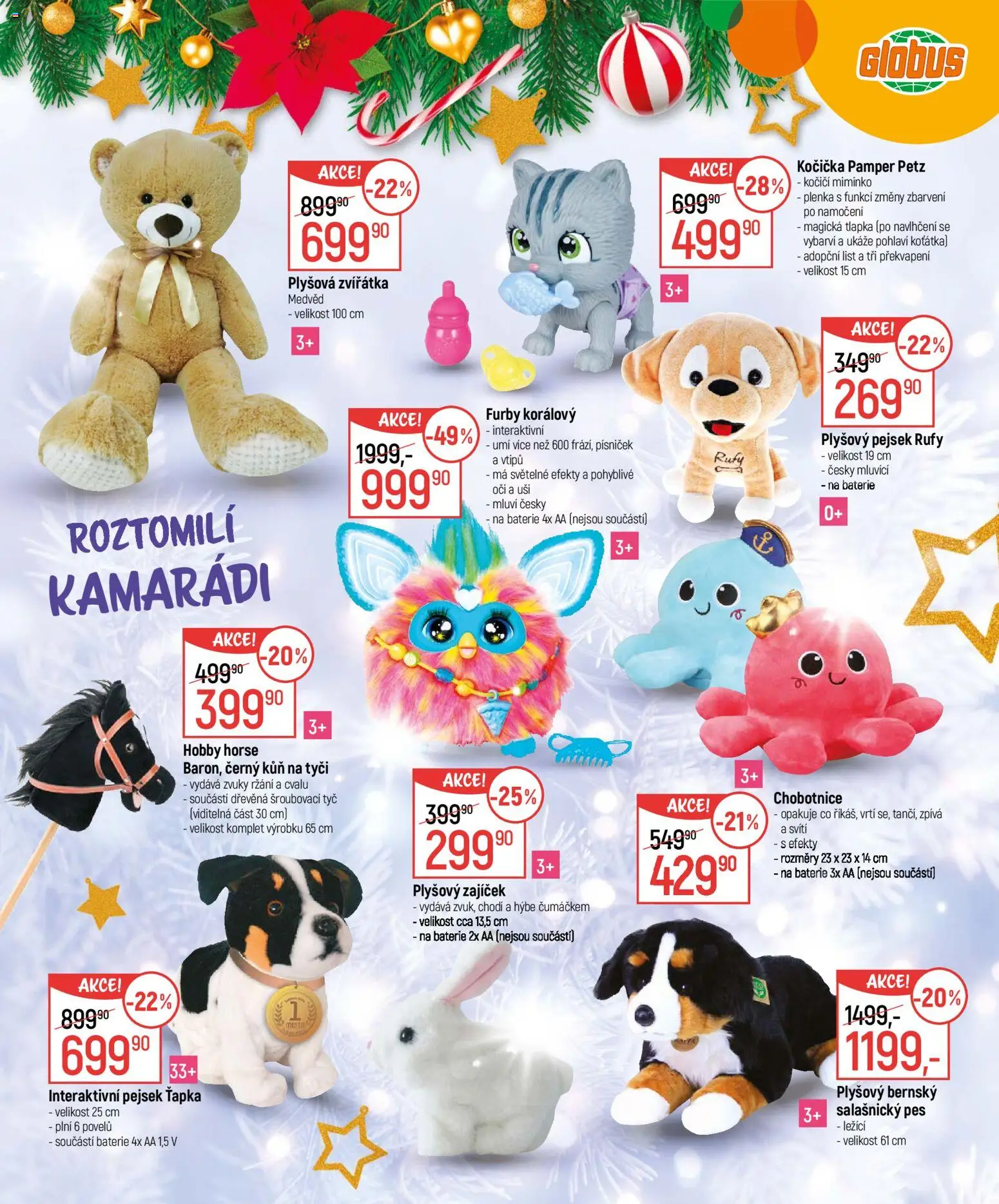 Globus leták - Praha-Štěrboholy  od 12.11.2025 | Strana: 3 | Produkty: Globus, Chobotnice, Baterie, Pes