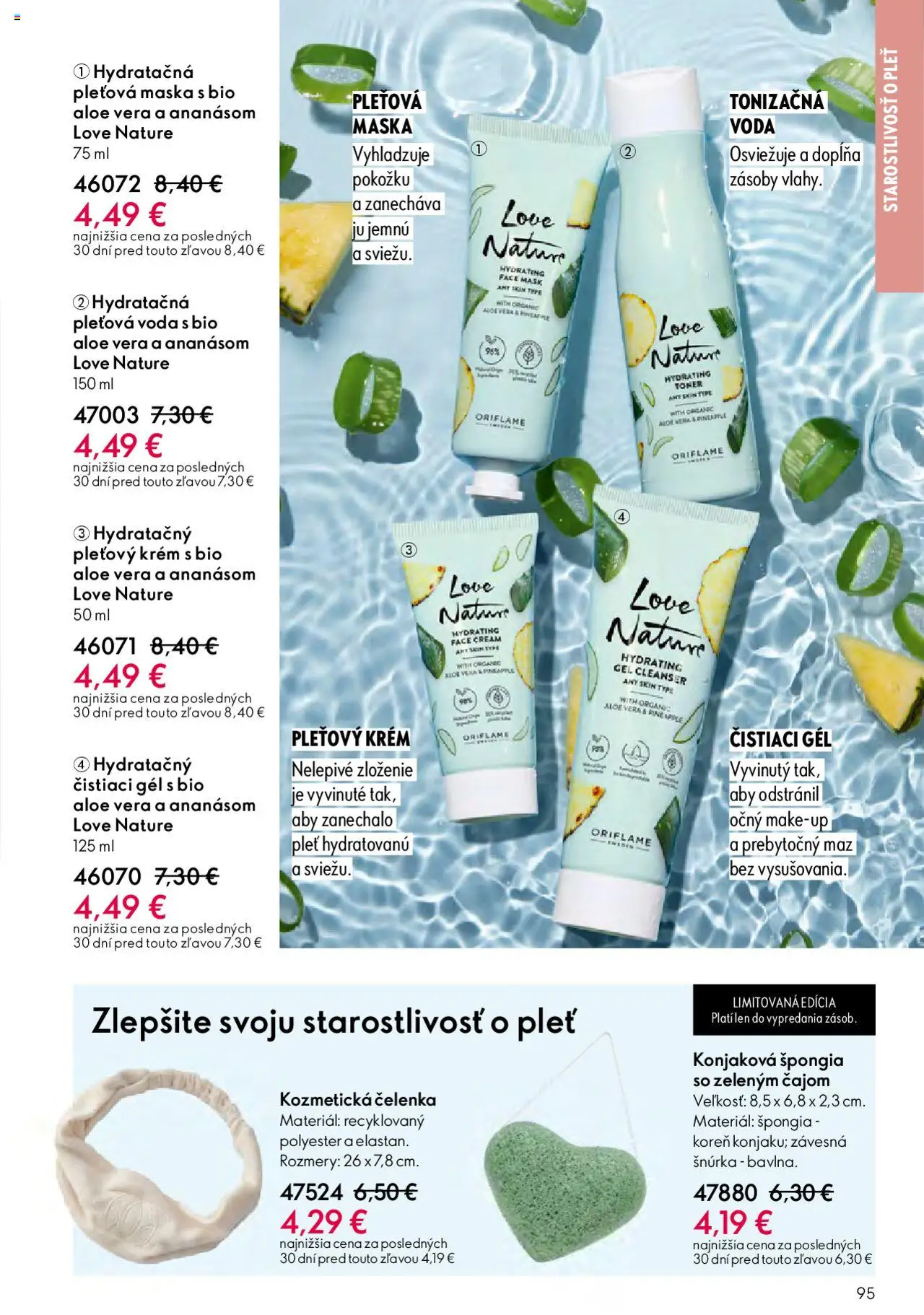 Nové Oriflame akcie – leták je platný od 22.10.2025 | Strana: 95 | Produkty: Apple, Maska, Voda, Toner