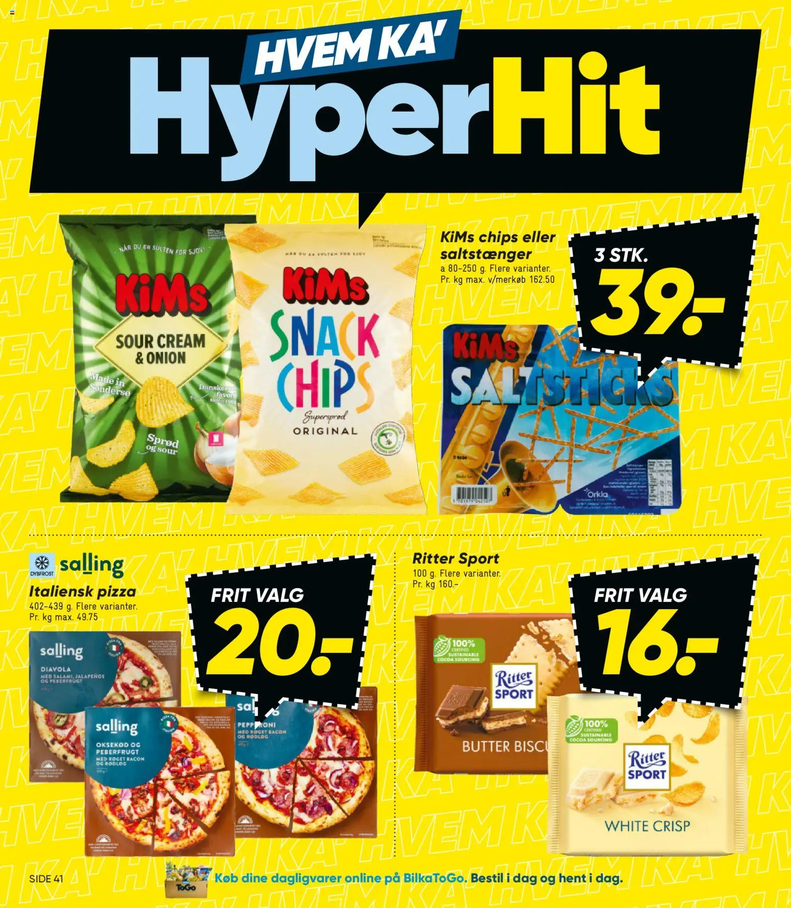 Bilka tilbudsavis – gyldig fra 09.01.2026 | Side: 8 | Produkter: Oksekød, Rødløg, Saltstænger, Peberfrugt