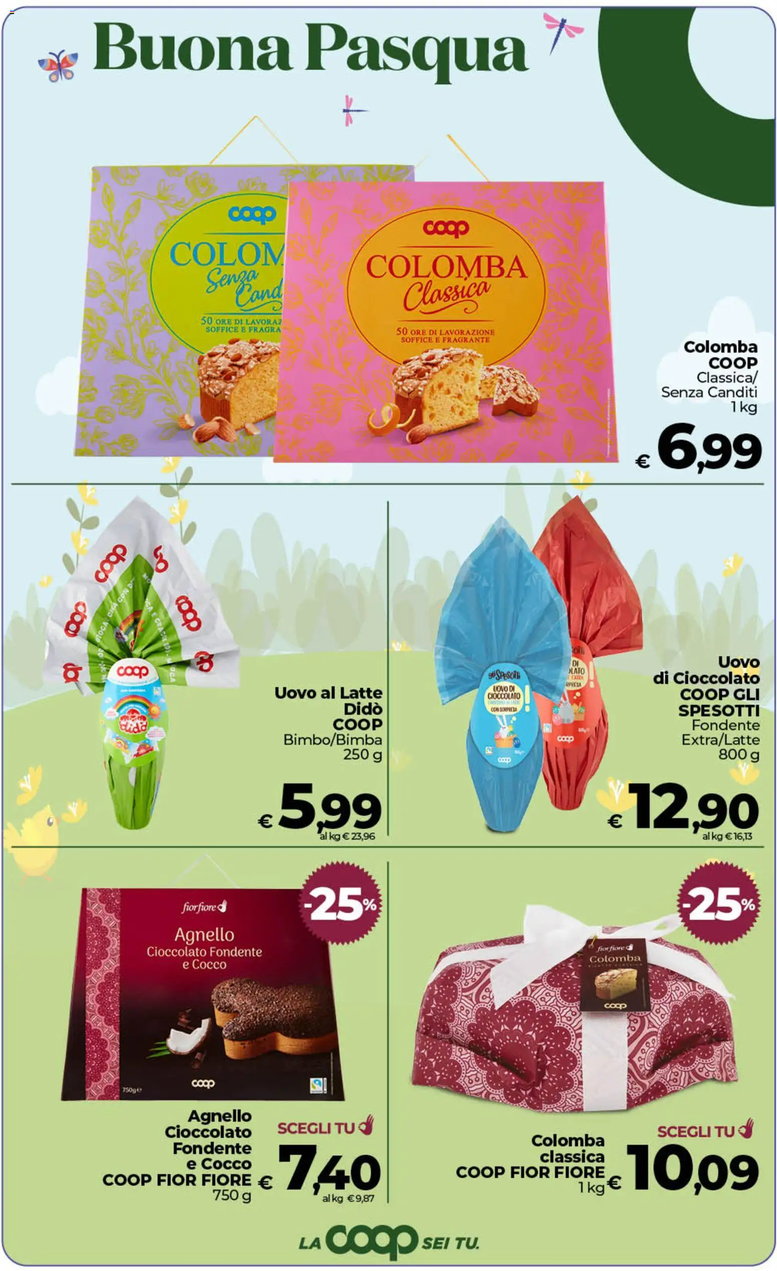 Volantino COOP del 26.03.2026 | Pagina: 2 | Prodotti: Cioccolato, Latte, Cocco, Agnello