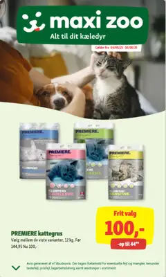 Eksempel på tilbudsavis Maxi Zoo - Tilbudsavis fra butik Maxi Zoo gyldig fra 04.08.2025