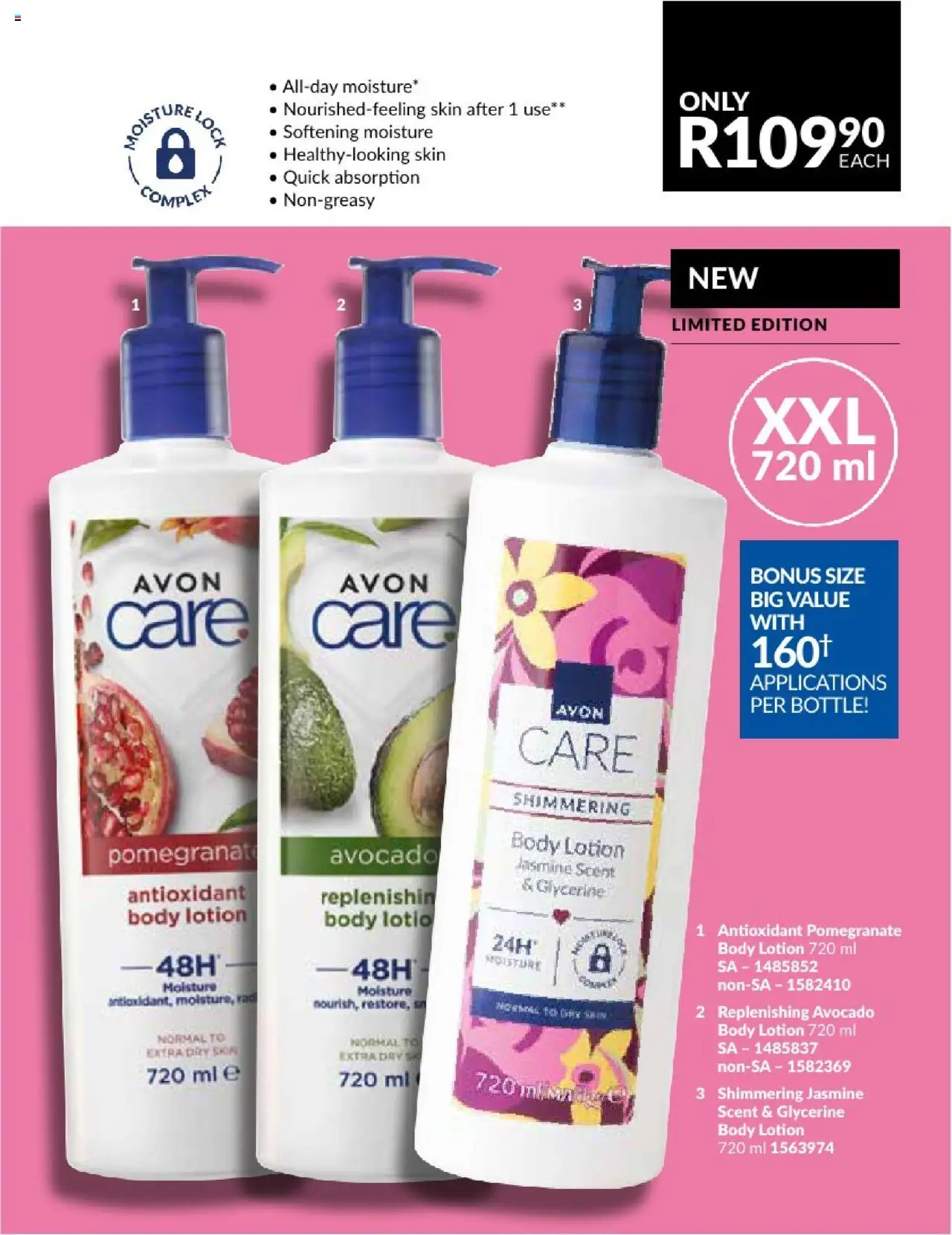 AVON Catalogue  │ valid from 01.08.2025 | Page: 131 | Products: Lock, Lotion