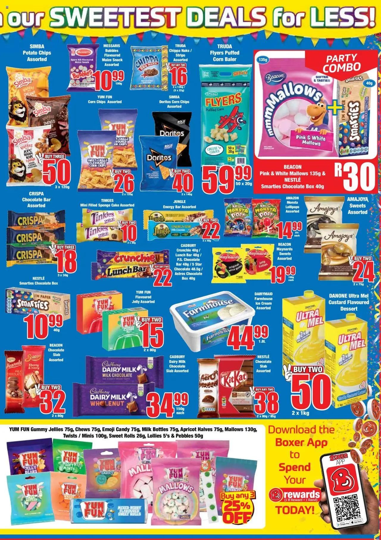Boxer Specials │ valid from 25.08.2025 | Page: 7 | Products: Corn, Milk, Ice cream, Paper