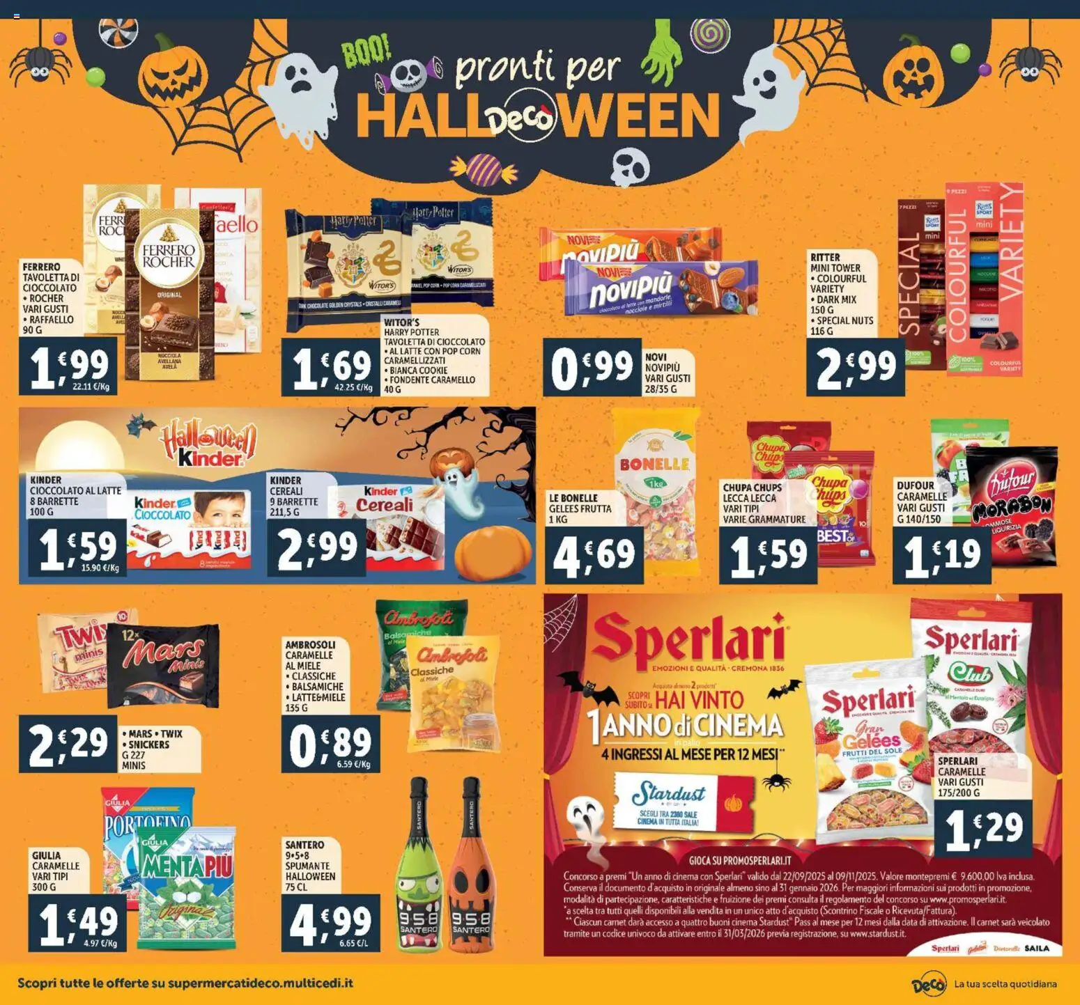 Volantino Decò del 28.10.2025 | Pagina: 12 | Prodotti: Frutta, Sale, Latte, Data