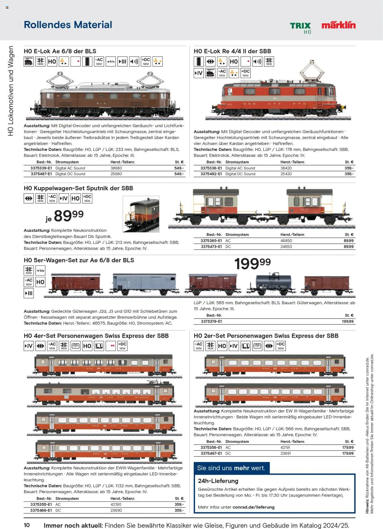 Conrad  Modellbahn Katalog – gültig ab 25.08.2025 | Seite: 12 | Produkte: Uhr