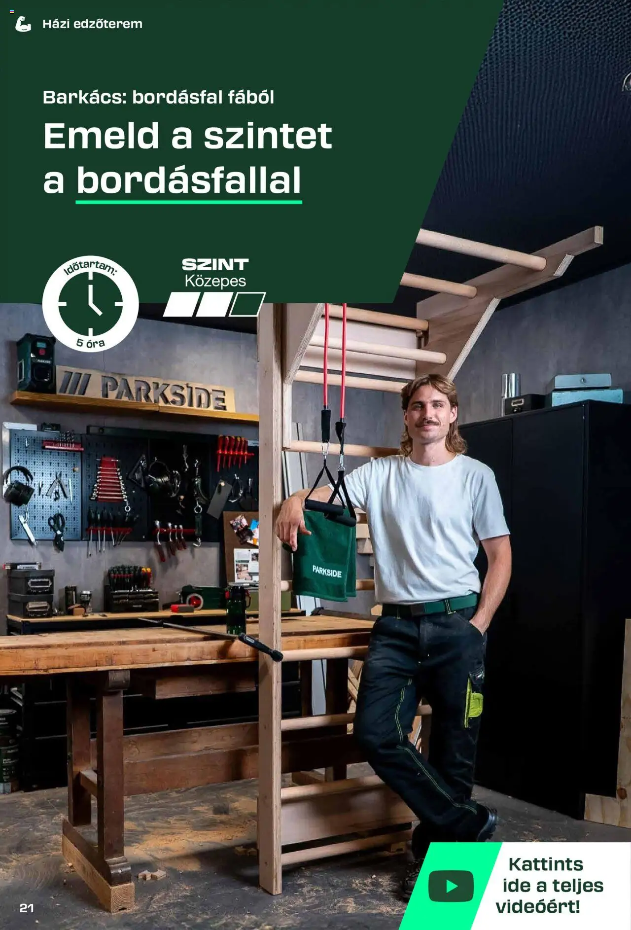 Lidl akciós ujság - amely érvényes a következő dátumtól: 26.08.2025 | Oldal: 21 | Termékek: Parkside, Óra