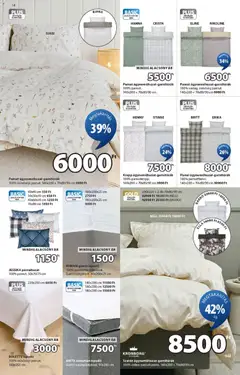 JYSK Akciós újság - amely érvényes a következő dátumtól: 02.02.2026 | Oldal: 14 | Termékek: Párnahuzat, Gumis lepedő, Lepedő