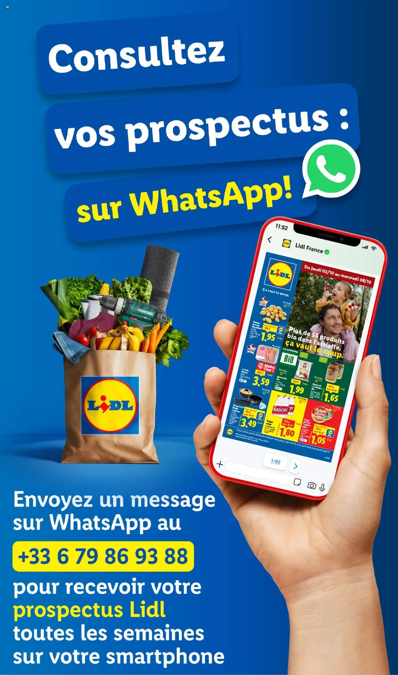  | Page: 76 | Produits: Smartphone, Badoit, Mozzarella, Porc