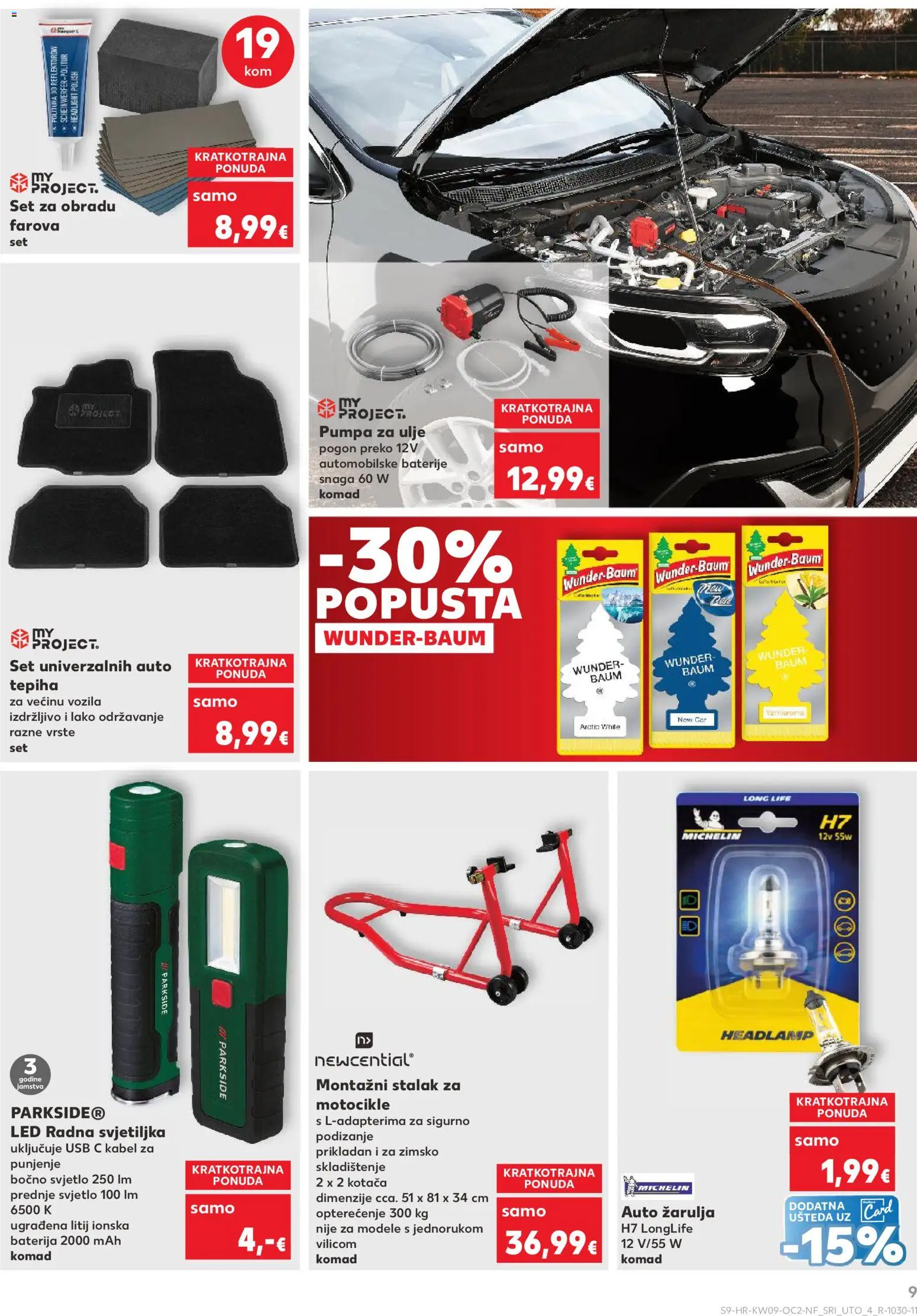 Kaufland katalog | vrijedi od 25.02.2026 | Stranica: 9 | Proizvodi: Baterija, Kabel, USB, Parkside