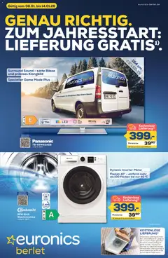 Euronics  Prospekt Berlet ab 08.01.2026 gültig