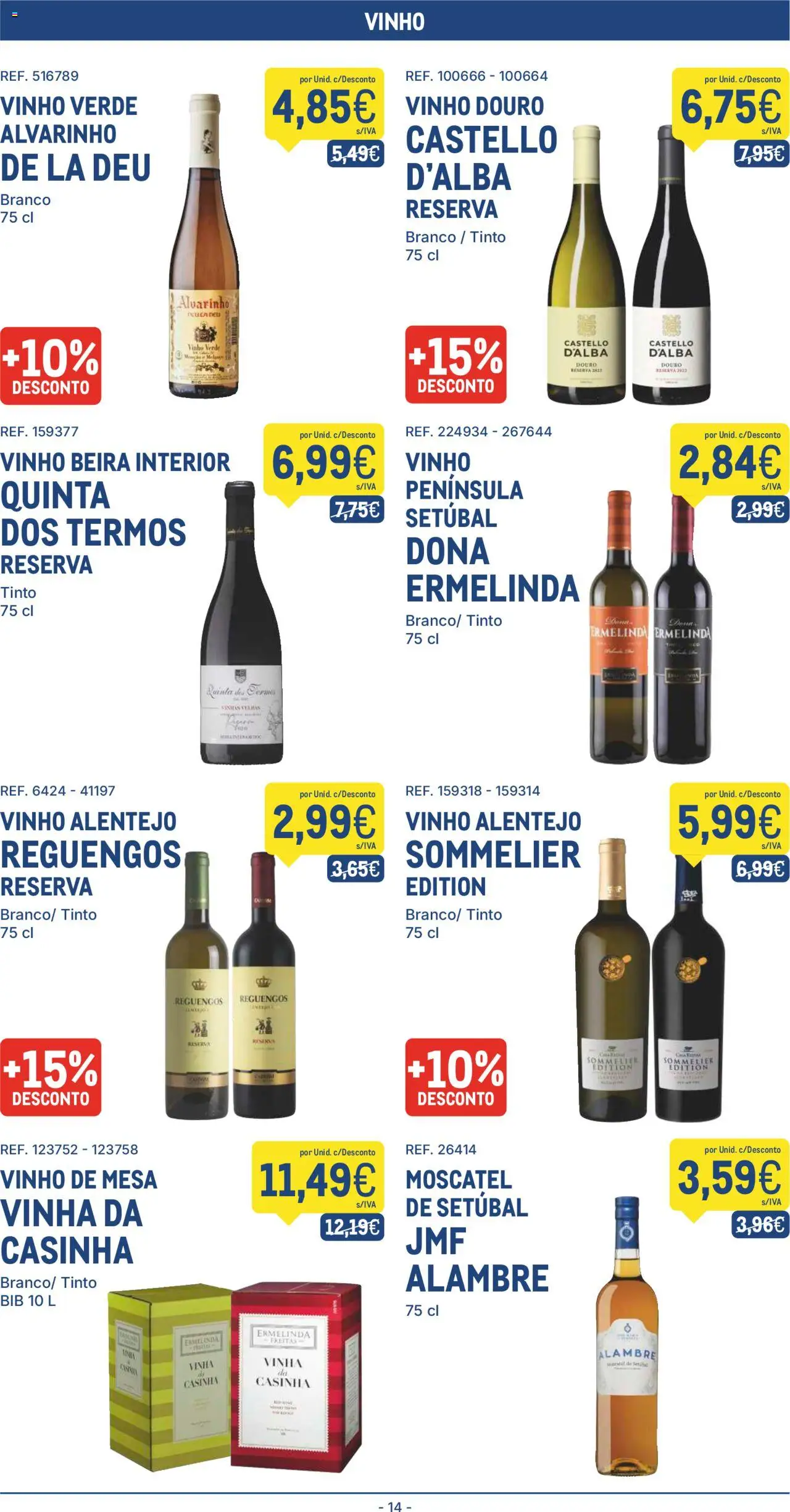 Makro folheto │ válido de 19.08.2025 | Página: 14 | Produtos: Castello d'Alba, Mesa, Vinho