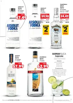 Náhled letáku Kaufland Polsko leták - Barek od 19.03.2026 | Strana: 3 | Produkty: Vodka, Zubrowka
