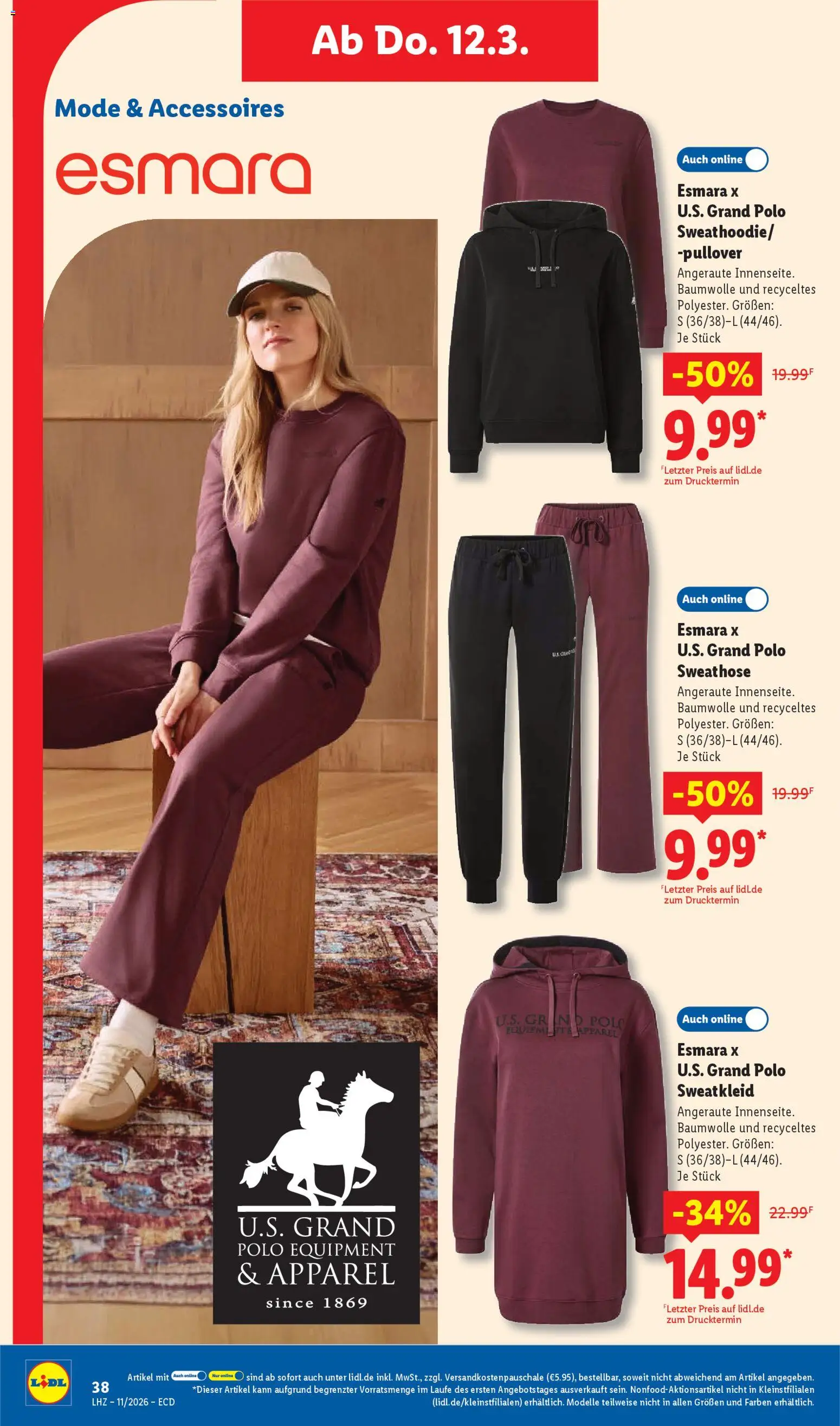 Lidl - Prospekt – gültig ab 09.03.2026 | Seite: 60 | Produkte: Sweathose, Pullover