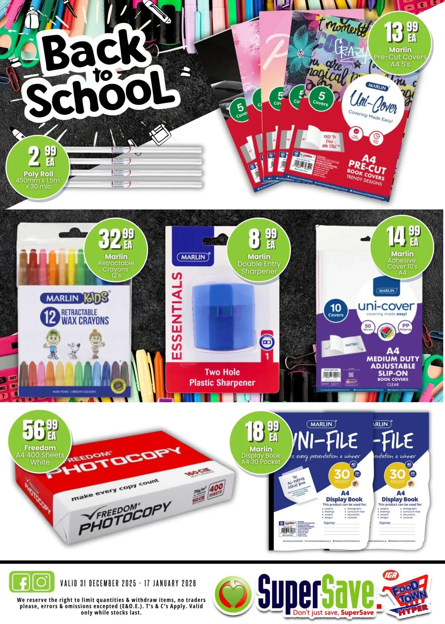 New Super Save catalogue – valid from 14.01.2026 | Page: 3 | Products: Cover, Wax, Adhesive