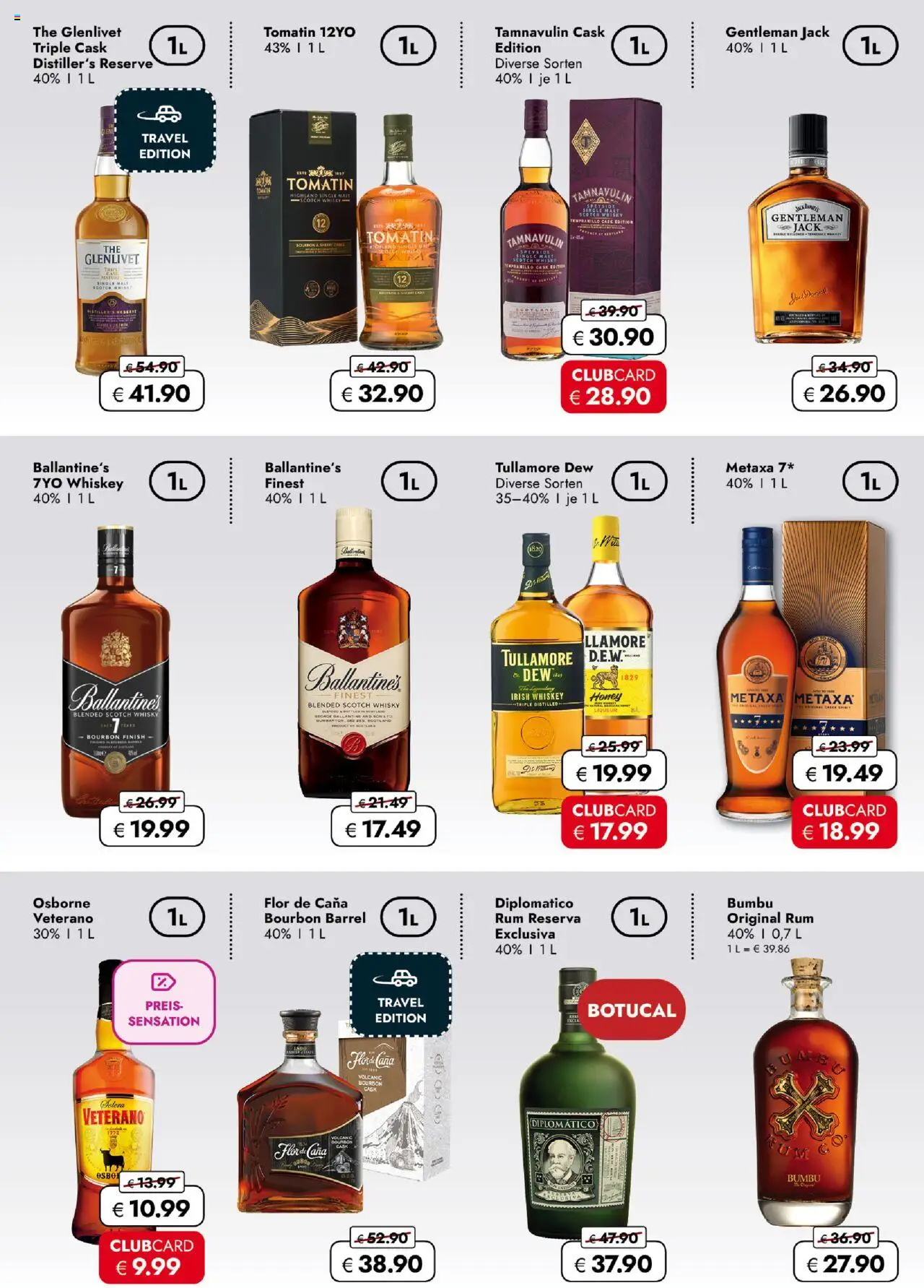 Travel Free  Aktionsangebote - gültig ab dem 22.08.2025 | Seite: 2 | Produkte: Osborne, Finish, Metaxa, Bourbon
