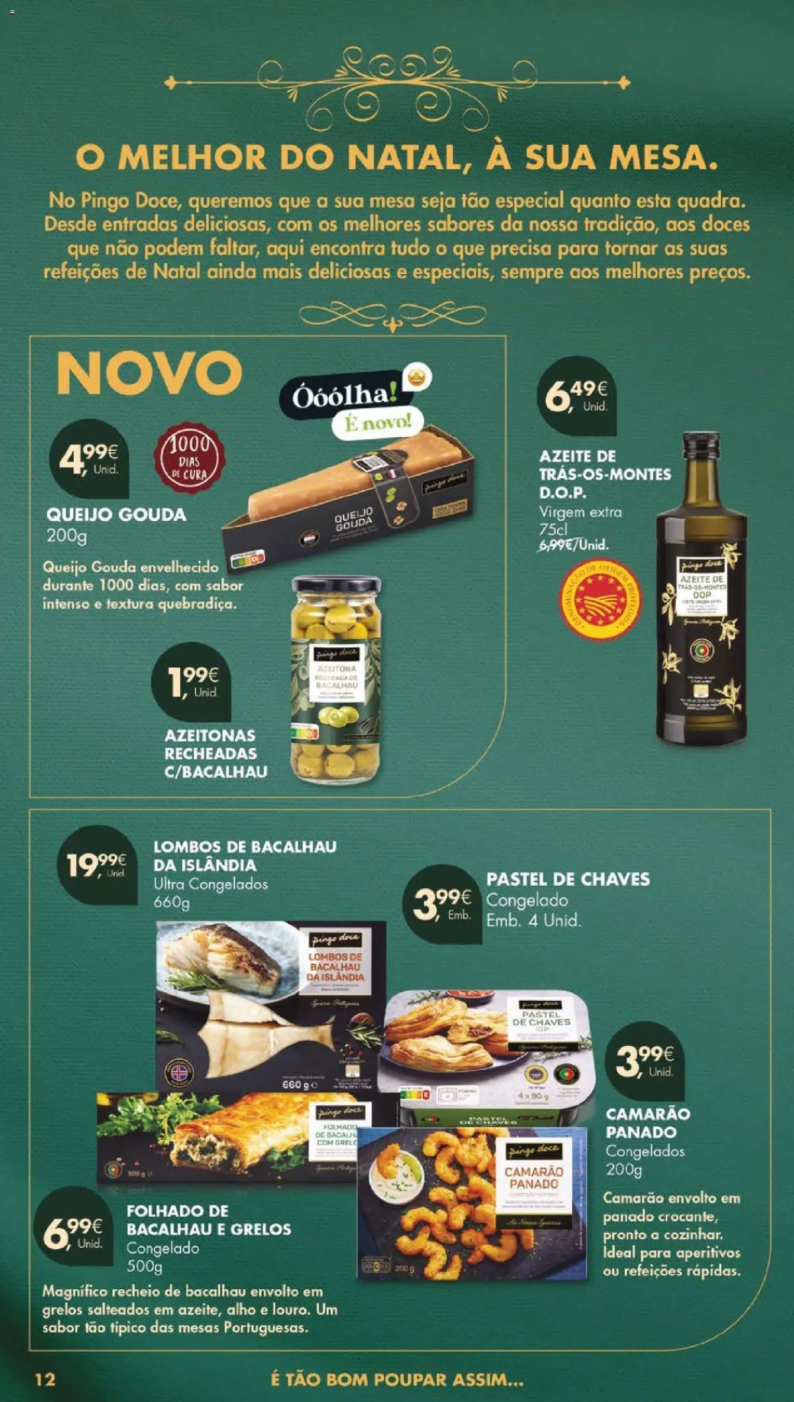 Pingo Doce folheto │ válido de 09.12.2025 | Página: 14 | Produtos: Azeitonas, Puff, Grelos, Doces