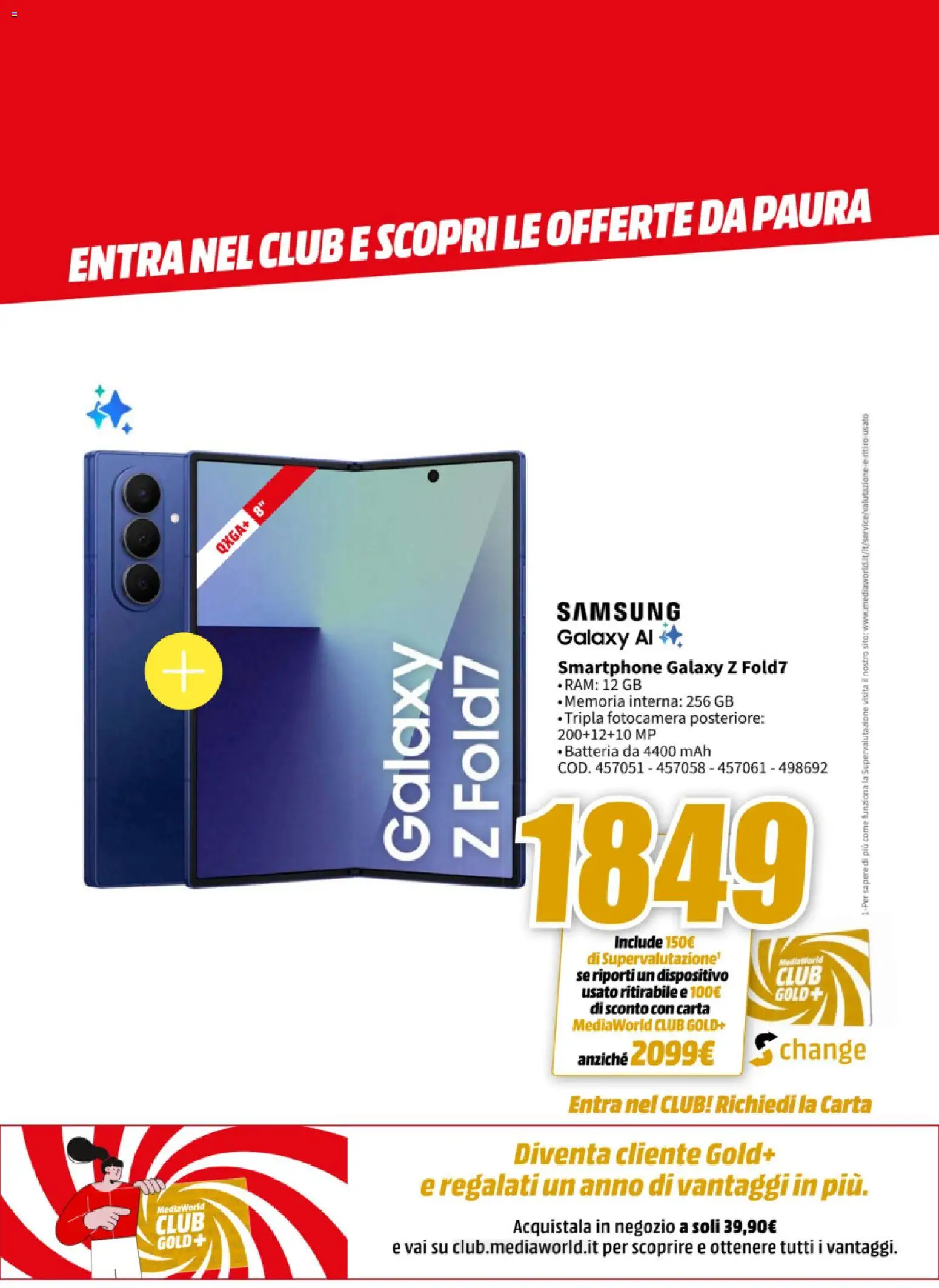 Volantino Media World del 27.10.2025 | Pagina: 2 | Prodotti: Samsung Galaxy, Smartphone, Fotocamera, Samsung