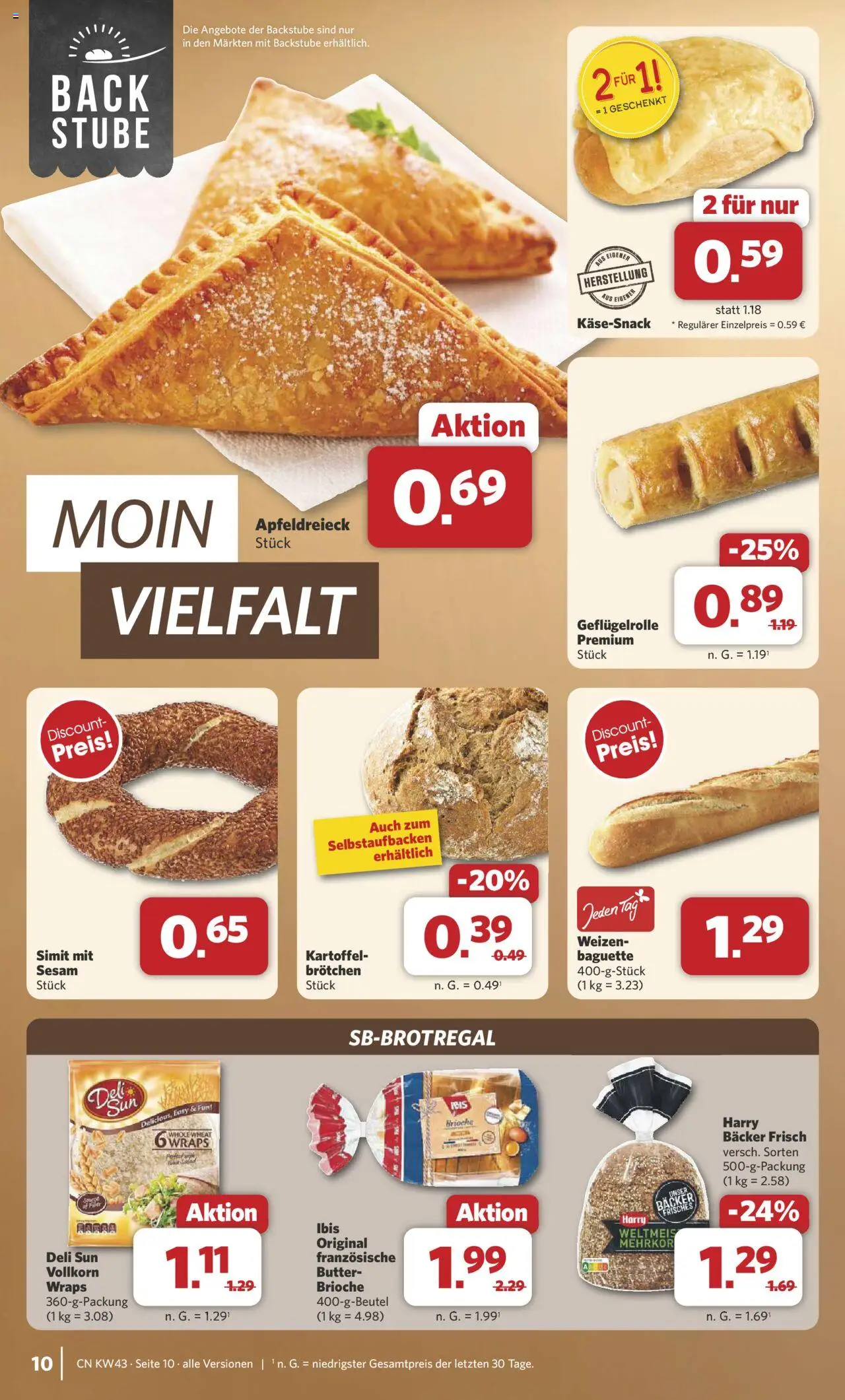 Combi Prospekt 	 – gültig ab 20.10.2025 | Seite: 11 | Produkte: Butter, Baguette