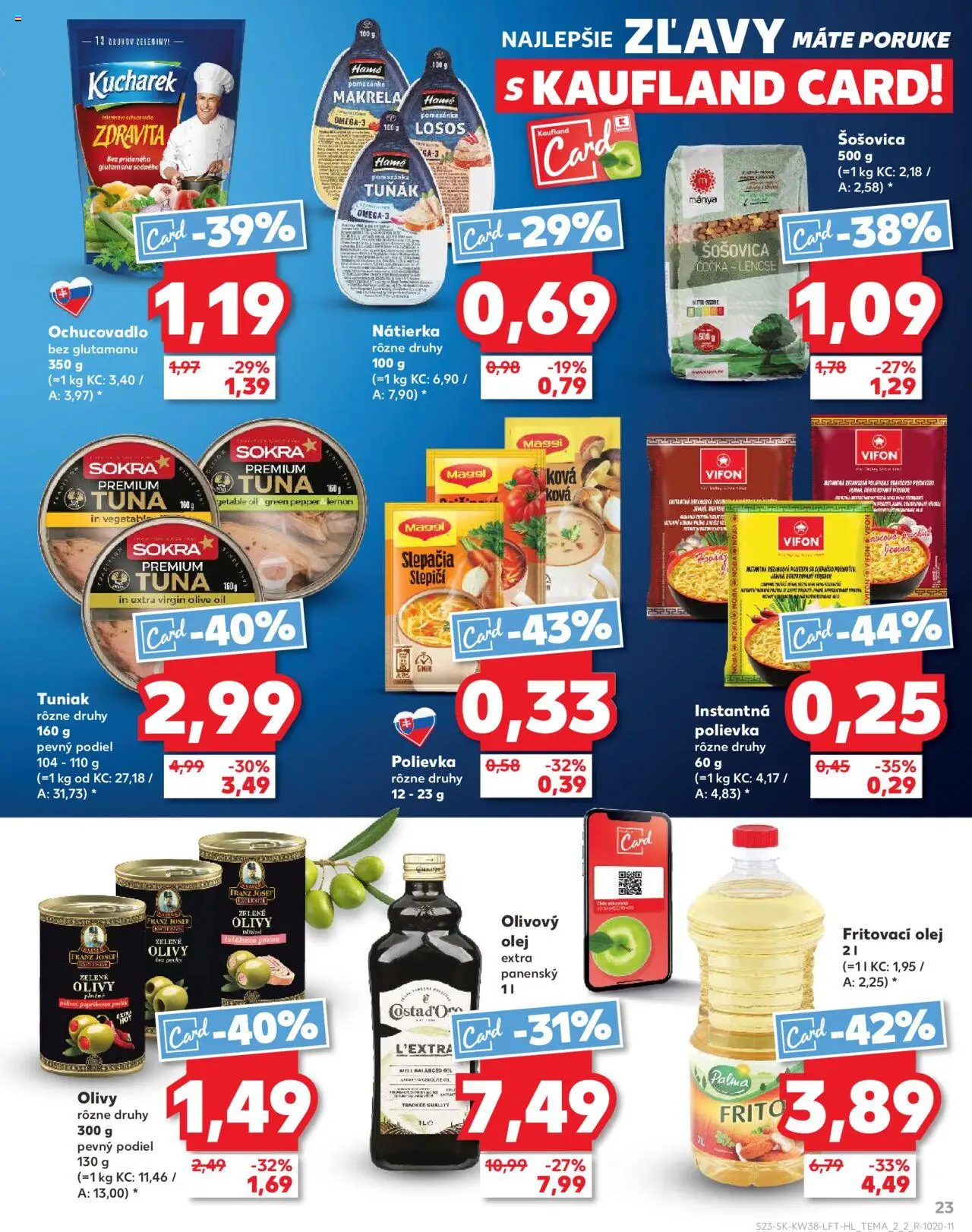 Kaufland SK akciós ujság - amely érvényes a következő dátumtól: 18.09.2025 | Oldal: 23