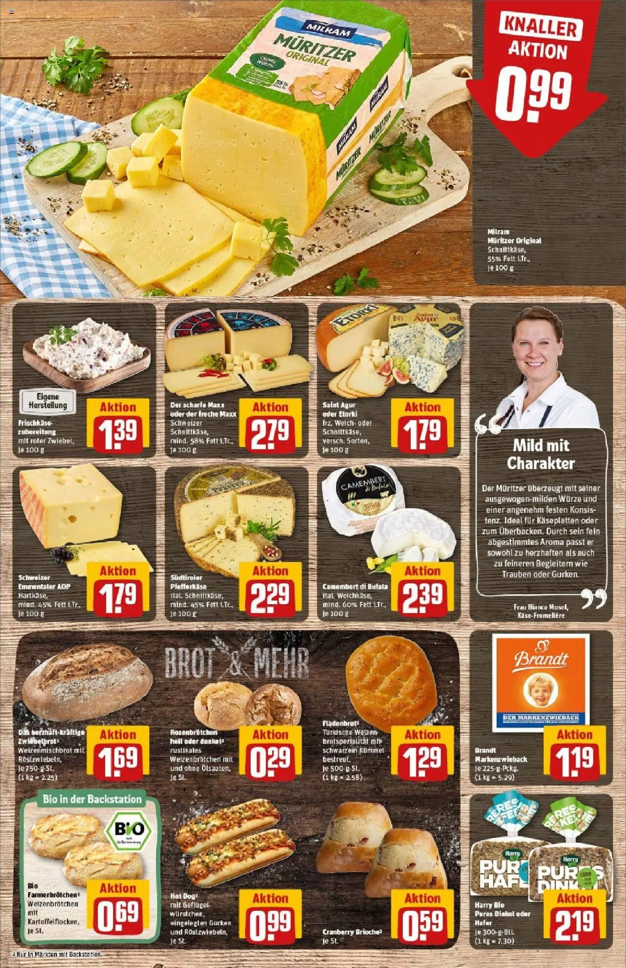 Rewe prospekt Euskirchen	 - gültig ab dem 20.07.2025 | Seite: 11 | Produkte: Trauben, Brot, Gurken, Frischkase