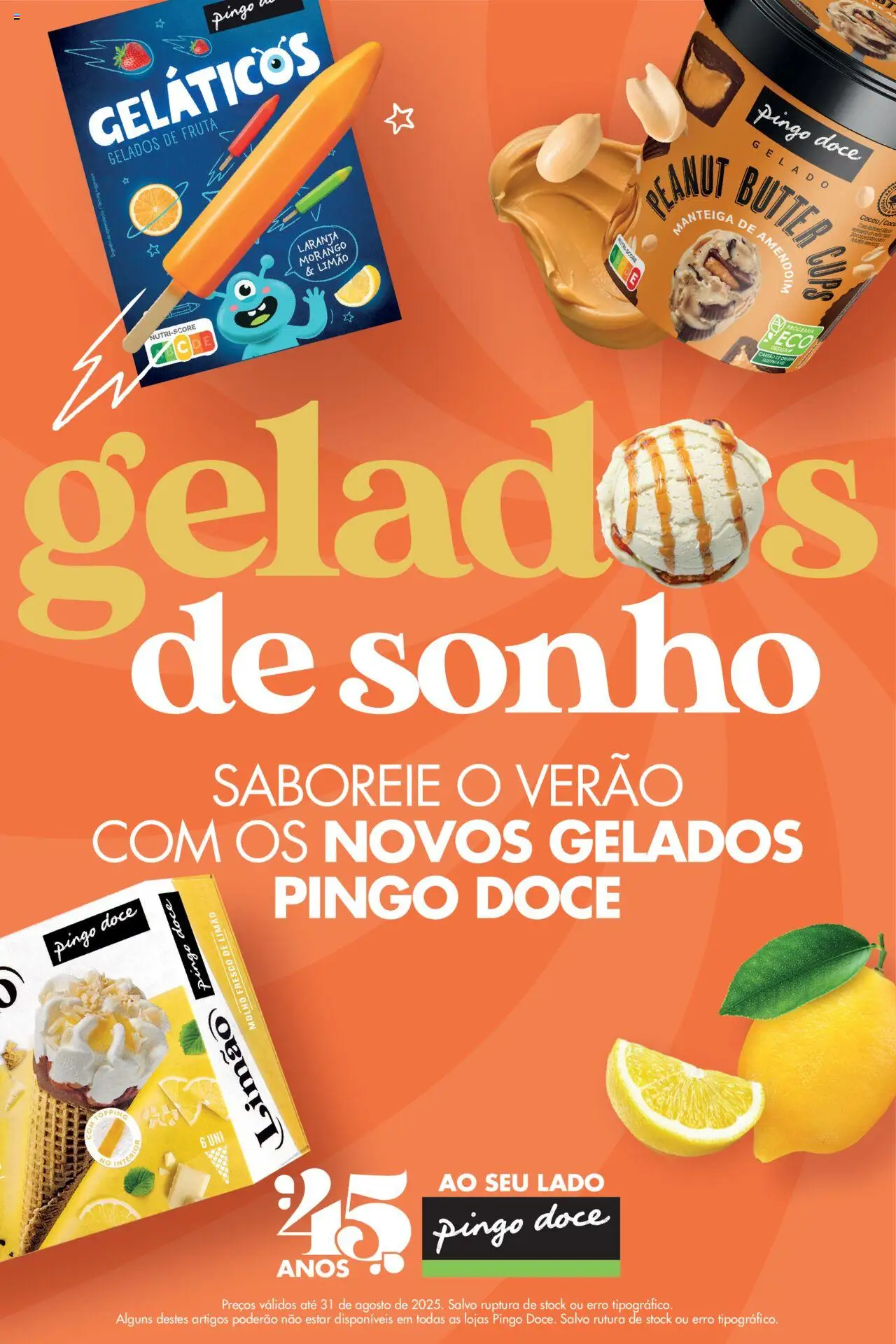Pingo Doce - Gelados │ válido de 26.06.2025 | Página: 10 | Produtos: Manteiga de amendoim, Gelado, Manteiga