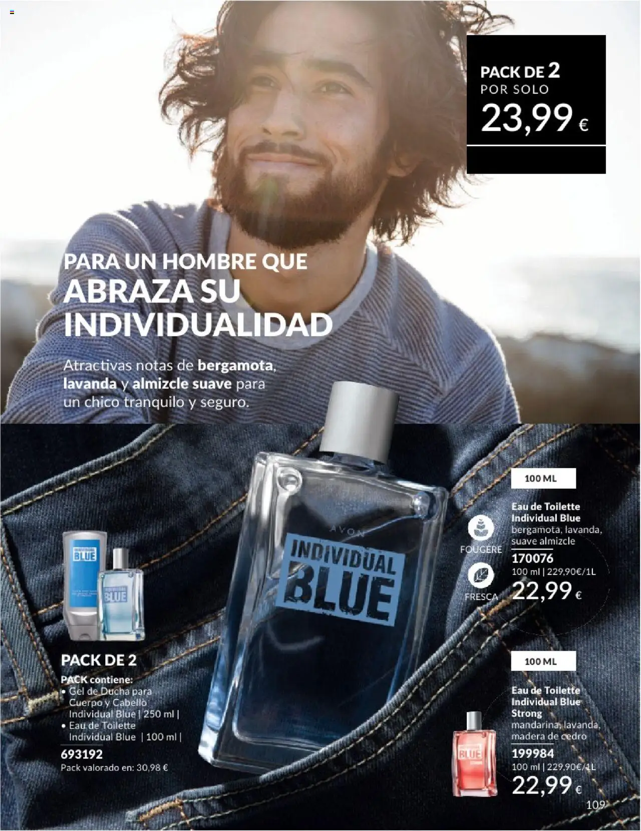 Catálogo AVON campaña 6 │ válido desde el 01.06.2025 | Página: 109 | Productos: Eau de toilette, Gel de ducha, Ducha