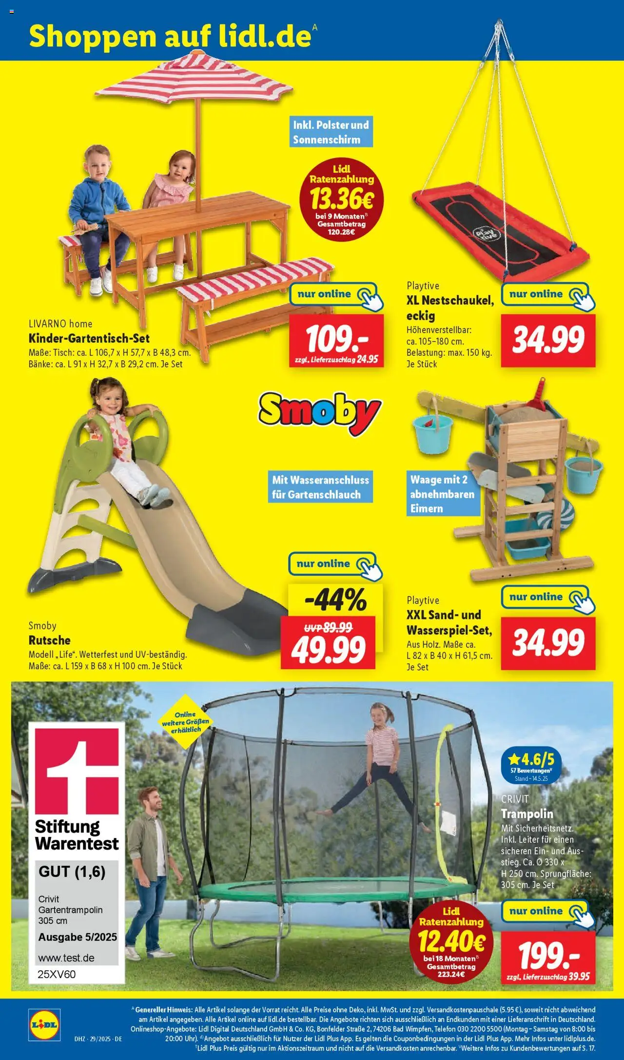 Lidl Prospekt Heppenheim - gültig ab dem 14.07.2025 | Seite: 44 | Produkte: Tisch, Bad, Sonnenschirm, Telefon