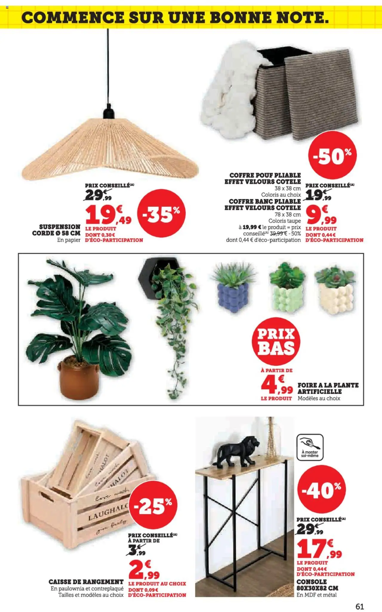  | Page: 61 | Produits: La plante artificielle, Suspension, Plante artificielle
