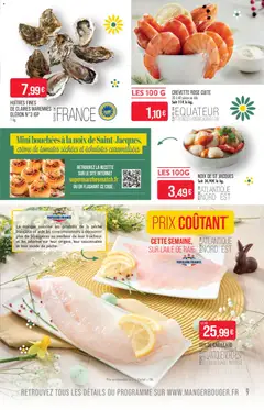 Match Supermarché - Prévisualisation de Match Supermarché - Délicieuses pâques valide à partir de 31.03.2026 | Page: 9 | Produits: Crevette, Tomates séchées, Huîtres fines, Tomates