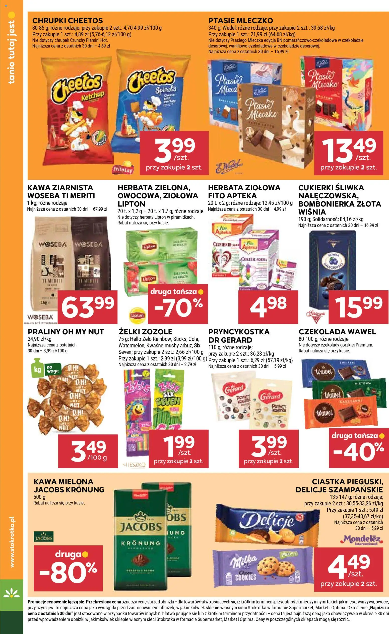 Stokrotka Gazetka od 12.02.2026 | Strona: 24 | Produkty: Chrupki, Ptasie mleczko, Czekolada, Cukierki