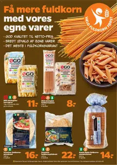 ØGO økologiske havregryn, 1 kg. Finvalsede eller grovvalsede. gyldig fra 10.01.2026 | Side: 4 | Produkter: Pitabrød, Pizza, Spaghetti, Pasta