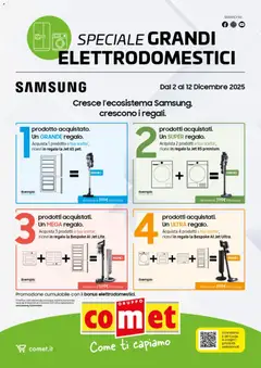 Anteprima del volantino Comet Samsung Ged catalogo valido a partire dal 02.12.2025