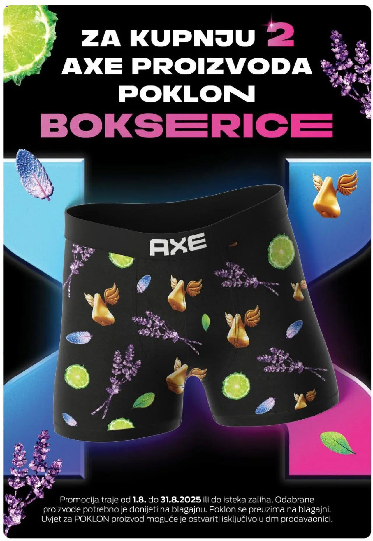 DM katalog | vrijedi od 01.08.2025 | Stranica: 8 | Proizvodi: Bokserice, Axe