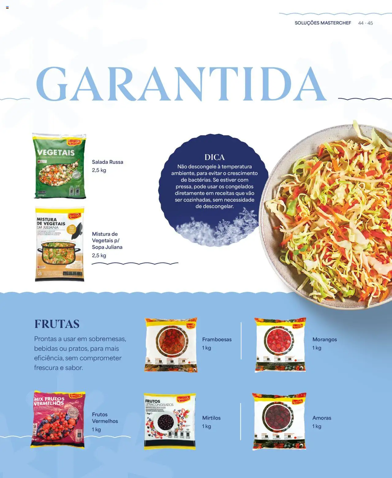 Recheio - Recheio da Terra │ válido de 25.09.2025 | Página: 45 | Produtos: Sopa, Morangos, Salada, Amoras