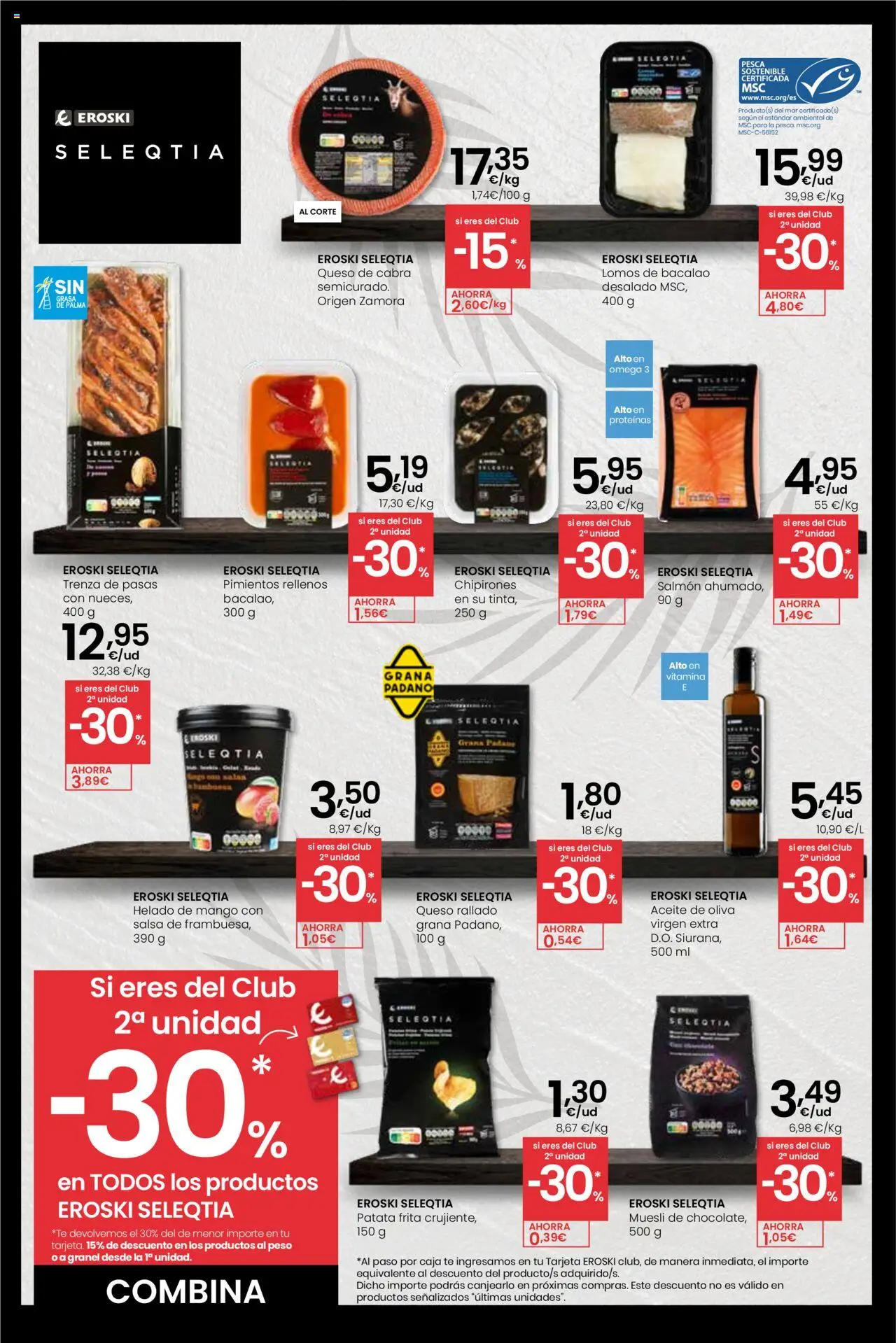 Eroski - City │ válido desde el 31.07.2025 | Página: 8 | Productos: Δοχείο φοντί, Helado, Salmón ahumado, Caja