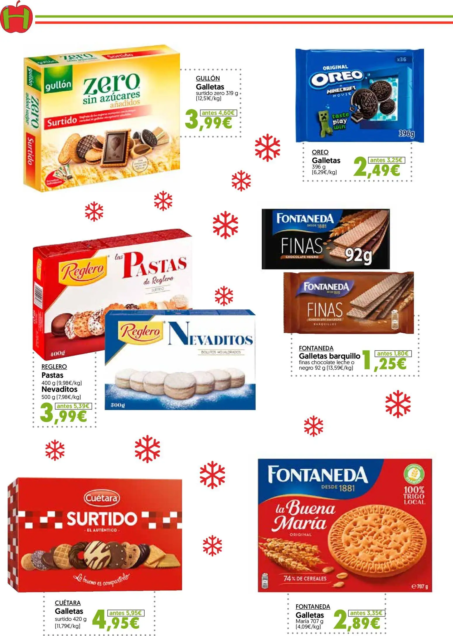 Hiper Usera folleto │ válido desde el 17.12.2025 | Página: 22 | Productos: Leche, Chocolate, Cereales, Galletas