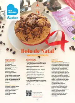 Pré-visualização Auchan - Vem aí o Natal válido de 06.11.2025 | Página: 77 | Produtos: Sopa, Óleo, Sumo, Nozes