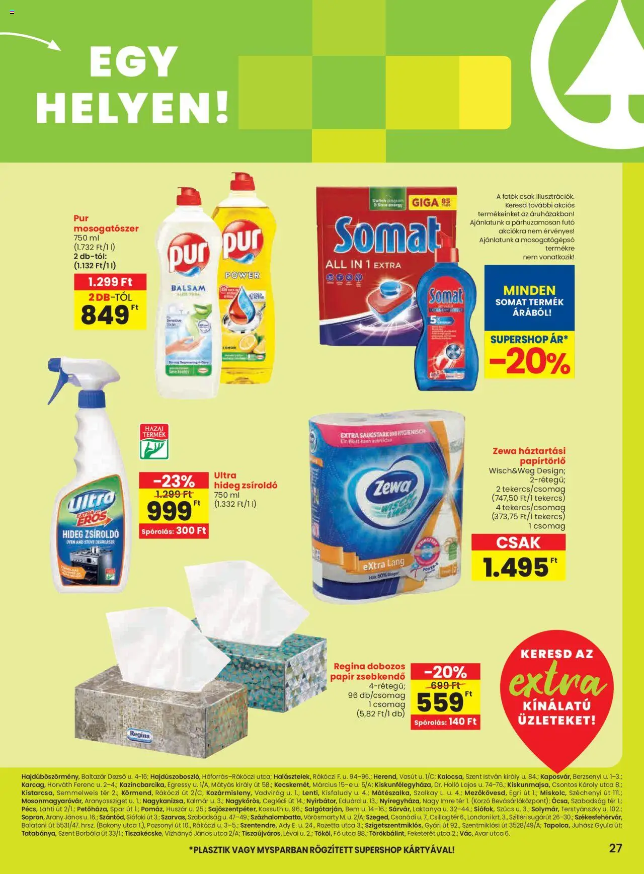 Spar akciós ujság - amely érvényes a következő dátumtól: 29.05.2025 | Oldal: 8 | Termékek: Somat, Papírtörlő, Mosogatószer