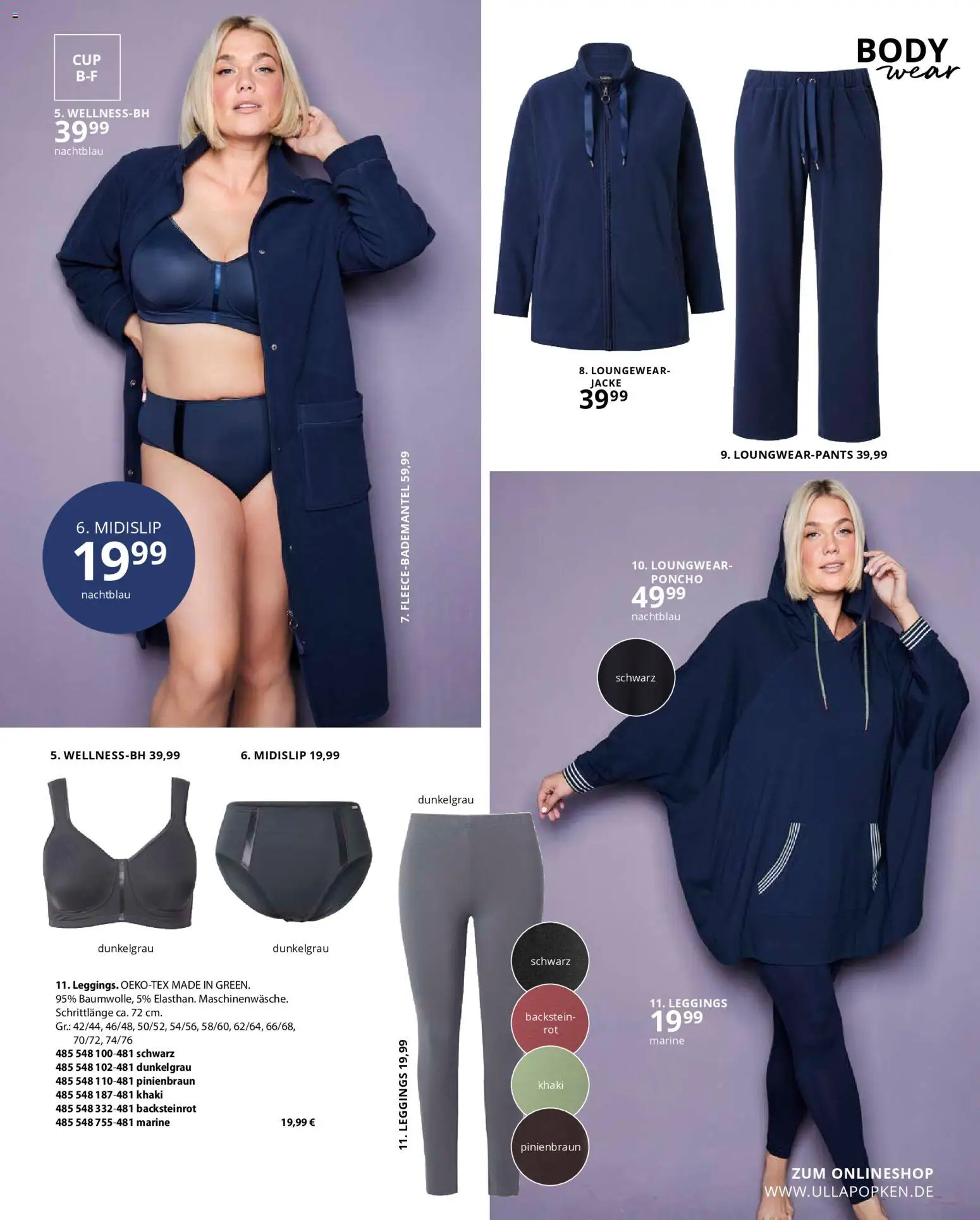 Ulla Popken Prospekt 	 – gültig ab 01.01.2026 | Seite: 115 | Produkte: Poncho, Jacke, Leggings