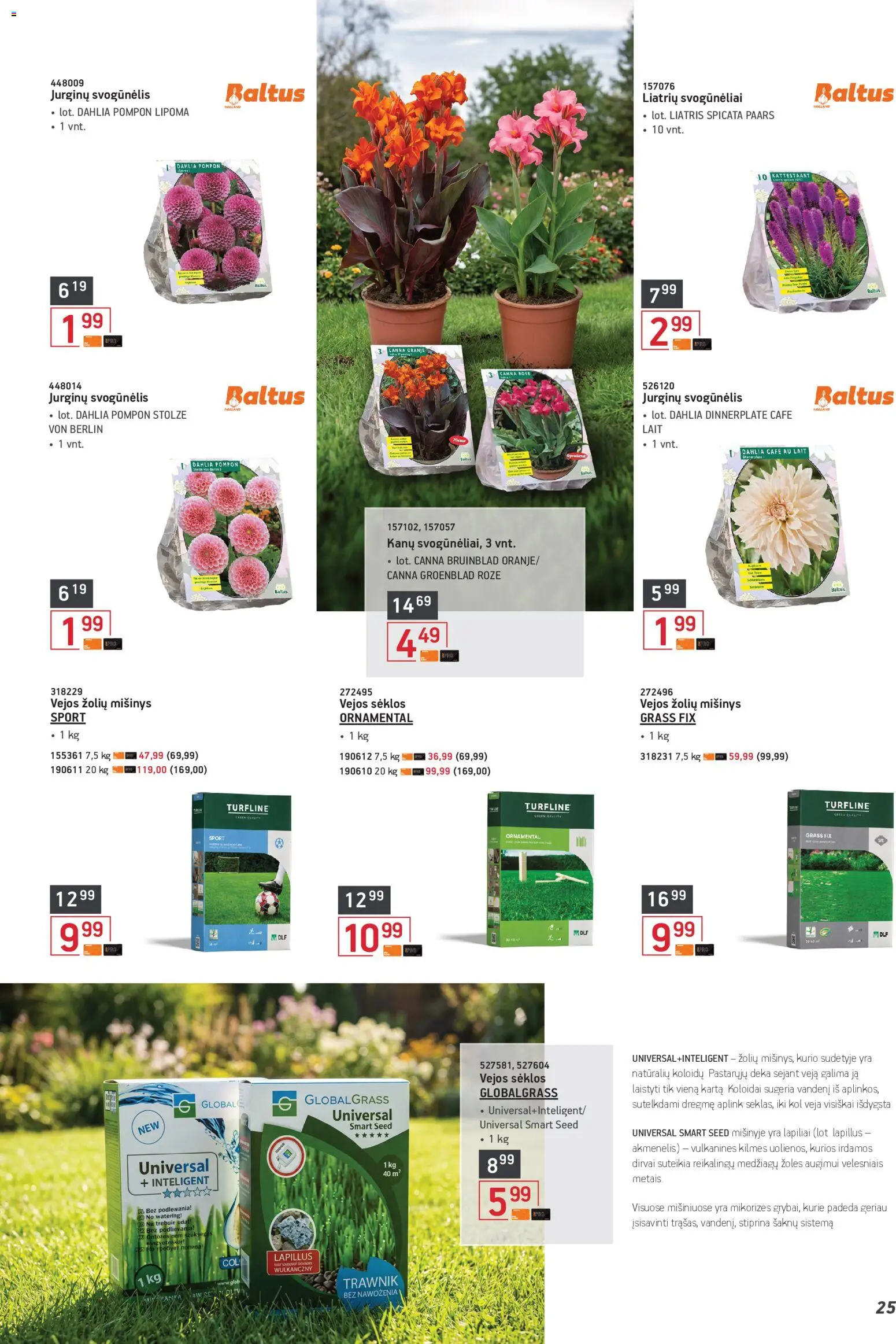 ERMITAŽAS akcijos nuo 04.05.2026 | Puslapis: 25 | Prekių: Sėklos