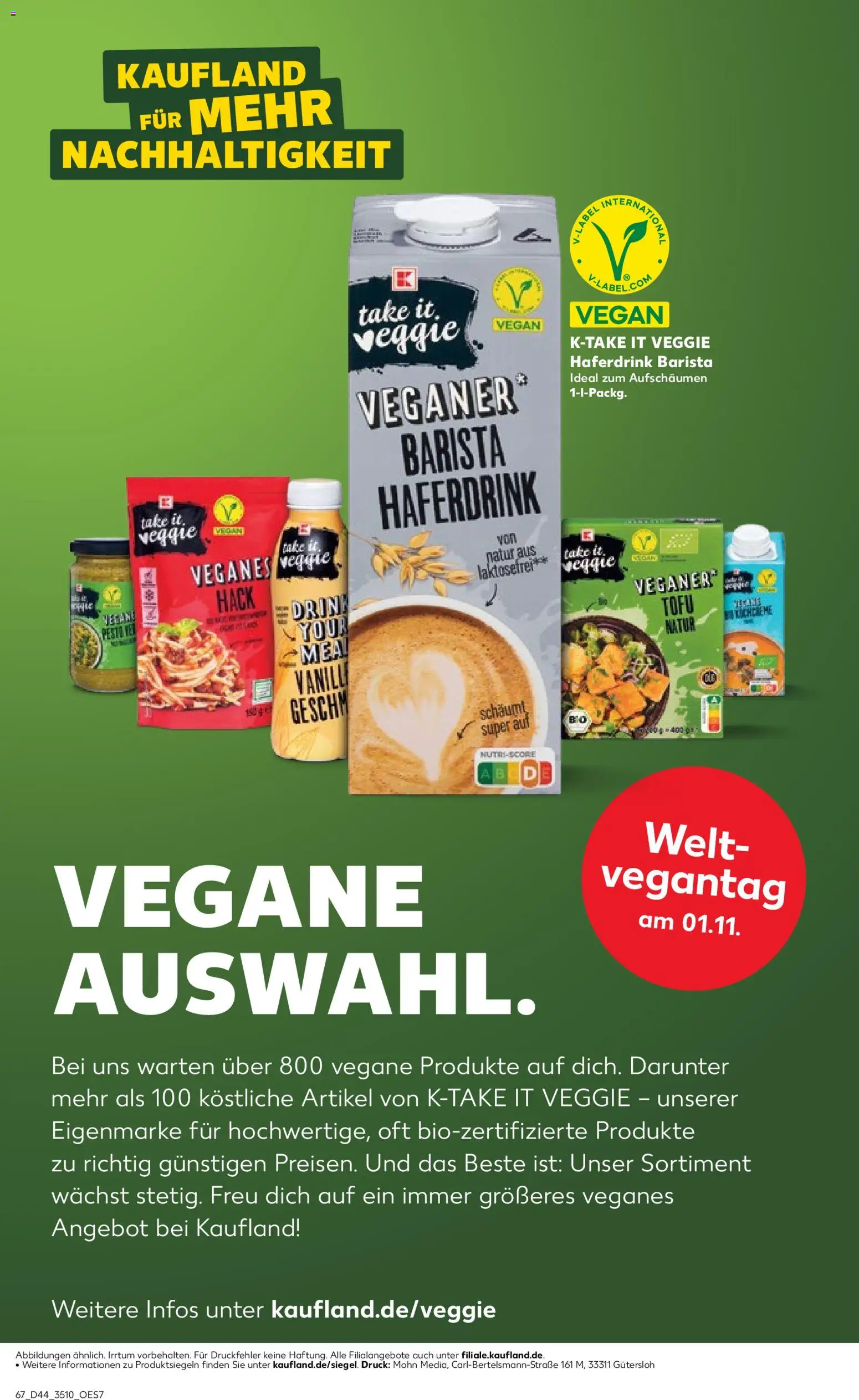 Kaufland prospekt Leipzig	 – gültig ab 02.11.2025 | Seite: 67 | Produkte: Haferdrink