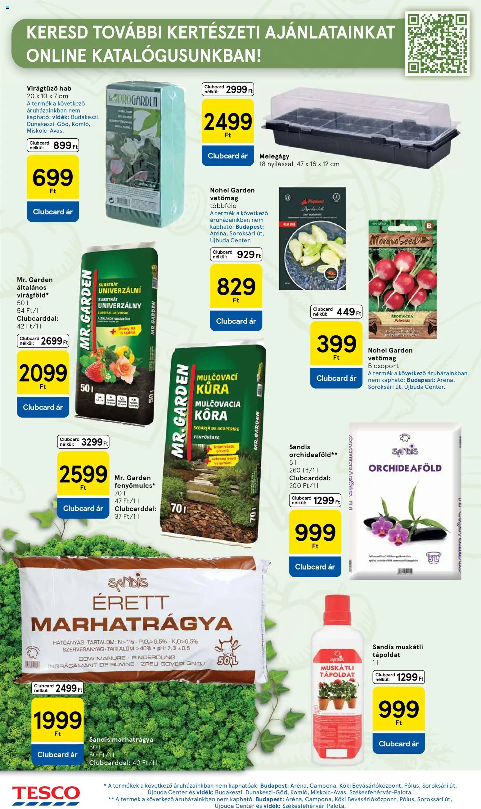 Tesco akciós ujság - amely érvényes a következő dátumtól: 19.03.2026 | Oldal: 14 | Termékek: Vetőmag, Tápoldat